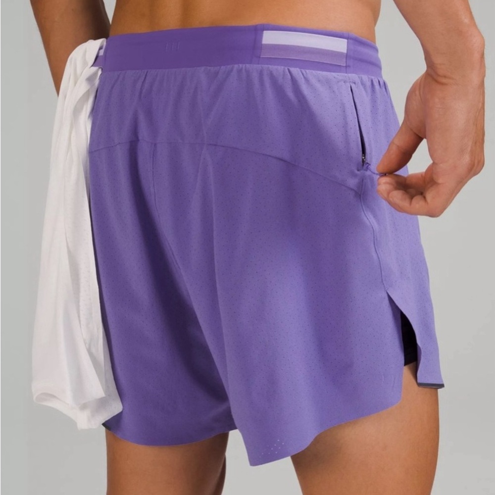 Lululemon Fast Free Lined Short 6” - NWT - Charged Indigo - Large